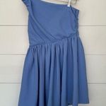 NBD Women’s Medium Gelina One Shoulder Periwinkle Mini Dress New Photo 0