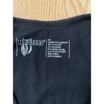 Hooters B75 #10  Girl Worn V-Neck T-Shirt Black size Xs Photo 3