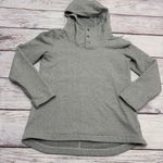 The North Face Snap-It Fleece Pullover Cowl Neck Grey Size Small Photo 1