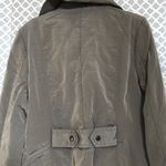 EXPRESS  Shiny taupe ski type jacket pea coat women’s‎ size M Photo 4