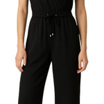 Eileen Fisher Jumpsuit Drawstring Waist Sleeveless Career Casual Black Size XXS Photo 0