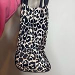 Tory Burch  Mini Ella Printed Tote Leopard Blue White Photo 5