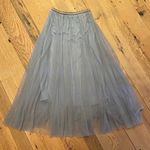 Chicwish  Tulle Net Whimsical Ethereal Long Skirt Gray Size XS Photo 0