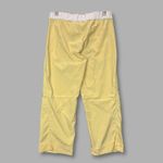 Nike VTG Y2K  71 Yellow Ankle Track Pants Athletic Nylon Zip Pockets Women's S Photo 1