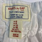 Gap Vintage  3" City Shorts Size 6 Eyelet White Lined Pockets Coastal Summer‎ Photo 5