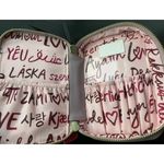 TRISH MCEVOY Power Of Beauty Zebra stripes With Pink Heart Travel Case Black Photo 7