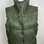 Old Navy Fashion Puffa Puffer Vest in Heritage Green Women's Size Large Photo 0