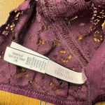 Victoria's Secret  Body Sexy Unlined floral lace Bralette Medium‎ Red Burgundy Photo 1