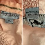 Unique Vintage halter top pinup dress 100% cotton peach pink orange size large L Photo 4