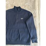 Reebok Women's Identity Brand Proud Quarter Zip Sweatshirt - Blue Size S Photo 3