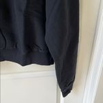 Good American Black Crewneck Sweater Relaxed Fit Photo 3