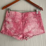 Forever 21 Pink Tie Dye Denim Mini Summer Shorts Size 27 Photo 4