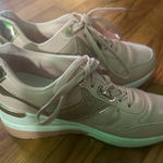 Ninety Union Relax Wedge Fashion Sneakers Blush Glitter Size 9 Pink Photo 0