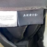 Akris  Women’s Solid Grey Straight Leg Mid Rise Trouser Dress Pants Size 14 Photo 3