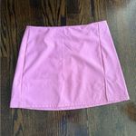 Altar'd State  Pink Faux Leather Skirt Photo 0
