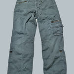 Lee Grey Cargo Jeans Pants 2000s Straight Leg Women’s Gold Label medium size 4 Photo 0