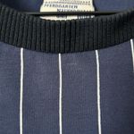 Baum Und Pferdgarten Jannet Sweatshirt Top in Navy Cream Pinstripe Size Large Blue Photo 3