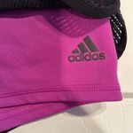 Adidas Shorts Womens Small Black Purple Running Shorts Athletic Gym Loose Lined Photo 6