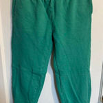 Treasure & Bond Jogger Sweatpants Green Medium Elasti Waistband Pockets Photo 0