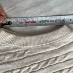 VINTAGE WHITE KNIT SWEATER VEST Size 1X Photo 6