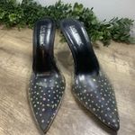 Cape Robbin  Clear 4” Heels w/Rhinestones Ladies Sz 9 Photo 4