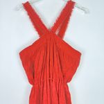 Natori NWT  Summer Texture Eyelet Dress Mandarin Orange Size 10 NEW $795 Photo 2