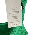 Bond Eye Rico Green One Shoulder Cut Out One Piece Crinkle Swimsuit One Size Photo 5