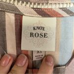 Knox Rose  striped dress women’s size XS linen Blend‎ Photo 2