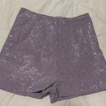 These Three Boutique Rhinestone Shorts - Lavender Photo 2