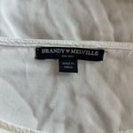 Brandy Melville White Short Sleeve Baby Doll Dress - OS Photo 4
