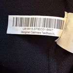 Quince NWOT  Mongolian Cashmere Black Tee Sz XL Photo 6