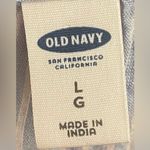 Old Navy - Light Blue and White Striped Blouse Size L Photo 7