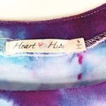 Heart & Hips Heart Hips Small Top Handmade Tie Dye Big Sky‎ Purple Blue Strappy Keyhole 655 Photo 8