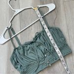 Privacy Please Tank crop milkmaid womens Green (small) party going out summer Photo 6