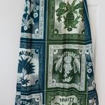 Farm Rio Contrasting Wrap Midi Skirt, Size S Photo 9