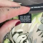 Ellen Tracy Linda Allard  NWOT Brown Floral Button-Up Silk Flutter Sleeve Blouse Photo 5