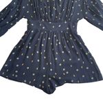 Free People  Women’s Love Grows Floral Print Romper Size S Puff Sleeves Photo 8