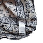 Socialite Blouse Top Womens Small Floral Tray Neck Casual Tie Sleeve Photo 5