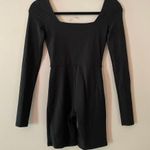 Aritzia Babaton Contour Women's size XS Black Long Sleeve One Piece Romper Photo 5