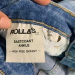 Rolla’s‎ East Coast ankle high rise skinny distressed busted knees jeans size 27 Blue Photo 7