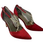 Adrianna Papell Women's Size 10 Aurora Pumps Red High Heel Shoes New in Box Photo 0