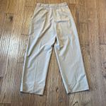 Mango high rise tanātapered straight leg trouser pants 4 Photo 10