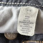 American Eagle American‎ Eagle Denim Shorts Size 6 Dark Wash Cuffed Casual Summer Photo 3