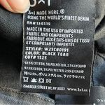3x1  NYC | Black Straight Leg Raw Hem Denim Jeans Sz 25 Photo 8