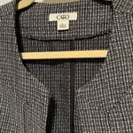 Cato Black White Open Cropped Suit Jacket Womens Size Large Office Work Business Photo 2