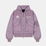 Madhappy Alpha Industries x  Air CWU 45/P Reversible Bomber Jacket Purple Medium Photo 0