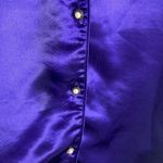 Victoria's Secret Vintage Victoria Secret M/L Nightgown Purple Pearl Button Down Sheer Sleeves Photo 1