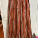 Coldwater Creek  Vibrant Striped Women’s wide leg Pants M Photo 2