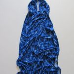 Rachel Pally NWT Reid in Gemstone Feline Blue Keyhole Halter Maxi Dress M $238 Photo 1
