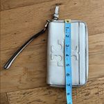 Tory Burch  Cream Wristlet with Logo Photo 4
